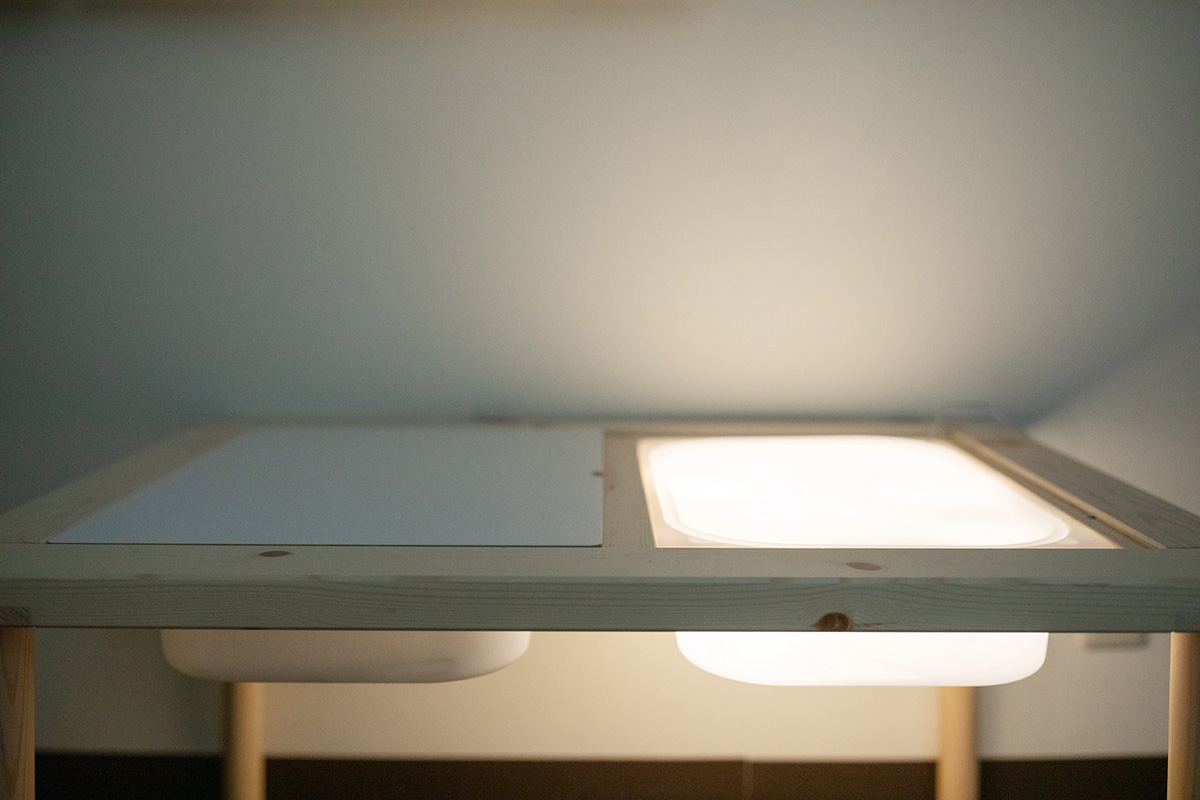 Ikea led box hotsell